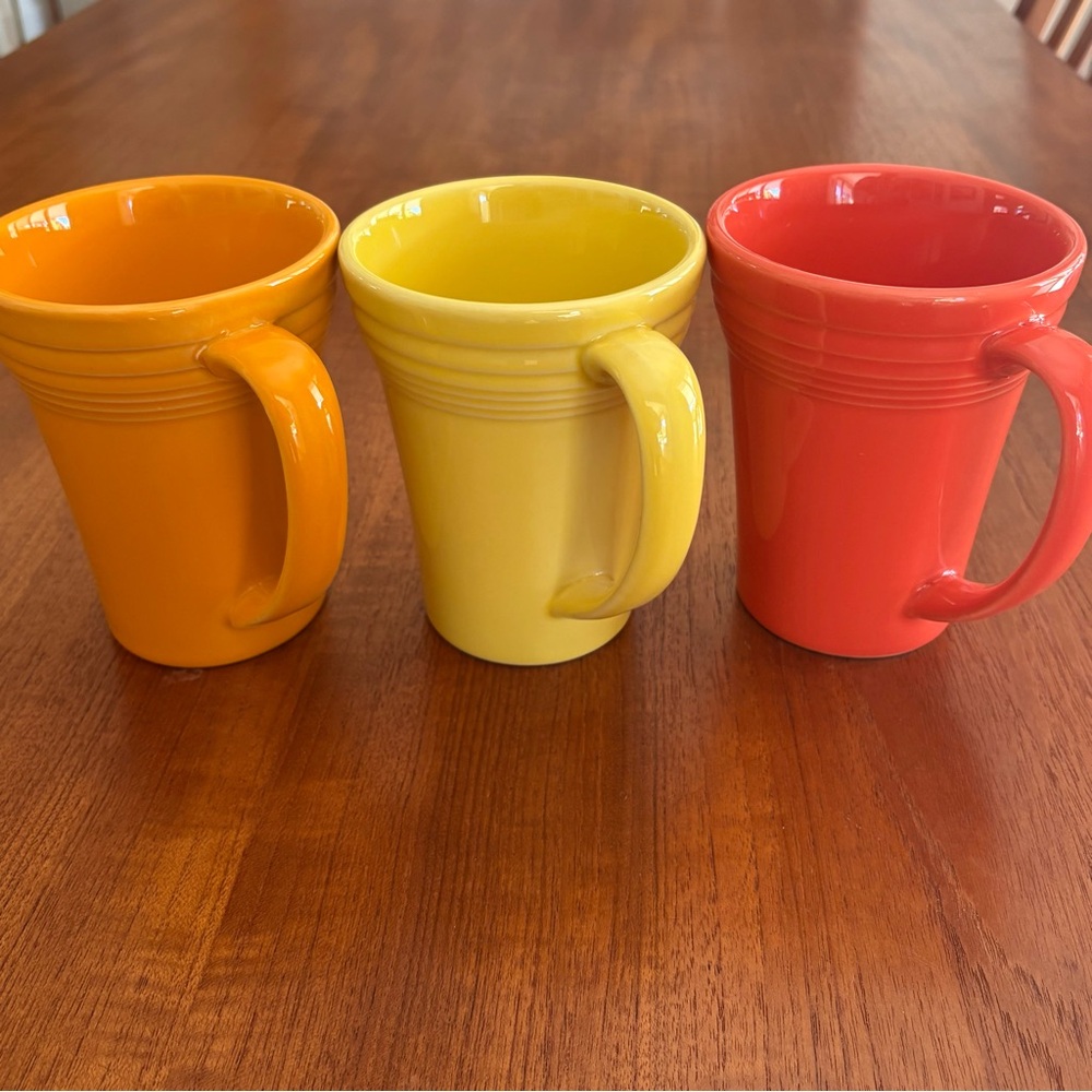 Fiestaware Tall Latte Mug Set 18oz Retired